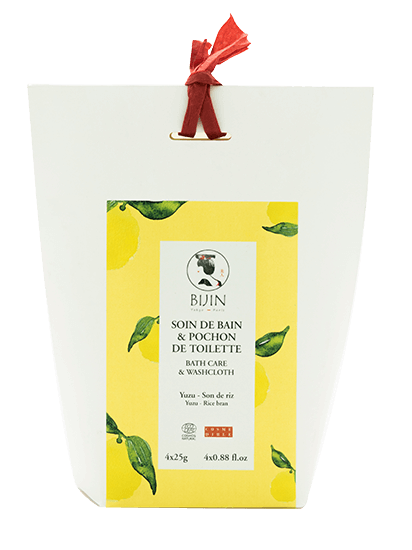 Picture of SOIN DE BAIN & POCHON DE TOILETTE yuzu - son de riz